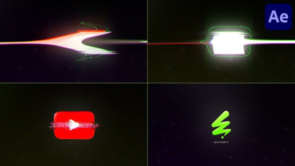 Videohive Glitch Distortion Logo Reveal for After Effects 55412904 Logo Stings template preview
