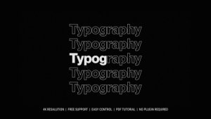 Videohive Kinetic Typography 57627273 Titles template preview