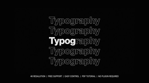 Videohive Kinetic Typography 57627273 Titles template preview