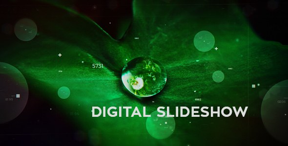 Videohive Digital Parallax Slideshow Video Displays template preview