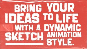 Videohive Sketch Effect Hand-Drawn Style Elements template preview