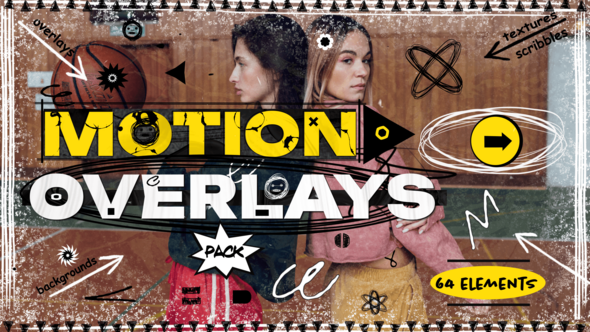 Videohive Motion Overlay Pack Elements template preview