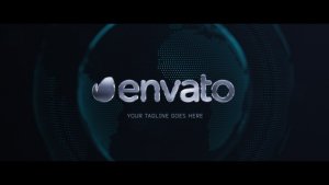 Futuristic Earth Titles Video Displays template preview