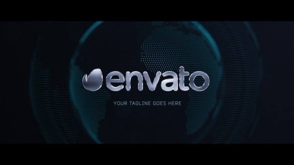 Futuristic Earth Titles Video Displays template preview