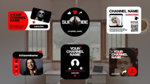 Videohive Subscribe Lower Thirds For After Effects Elements template preview