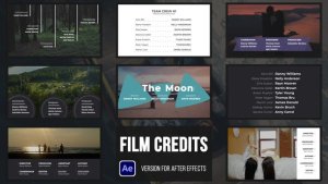 Videohive Film and Movie Credits Elements template preview