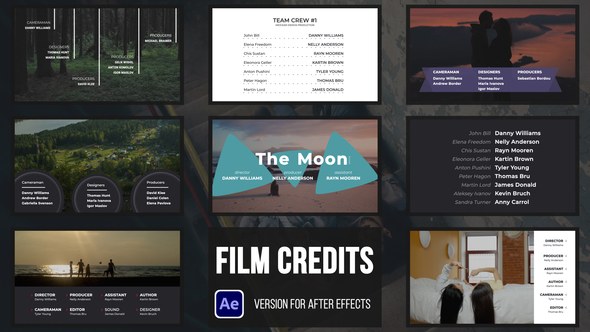 Videohive Film and Movie Credits Elements template preview