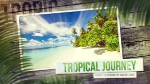 Videohive Tropical Journey Slideshow Video Displays template preview