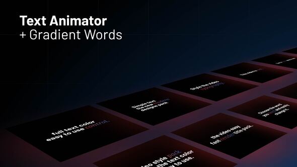 Videohive Text Animator | After Effects 56880522 Titles template preview