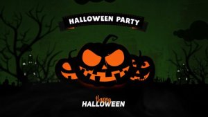 Halloween Party Opener Video Displays template preview