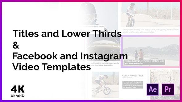 Videohive Titles & Social Media Templates Titles template preview