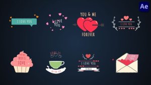 Videohive Valentine's Day titles [After Effects] Titles template preview