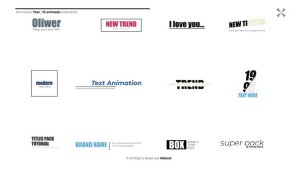 Videohive Animation Text | After Effects Titles template preview