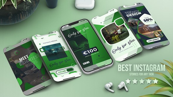 Videohive Instagram Reel 56796998 Video Displays template preview