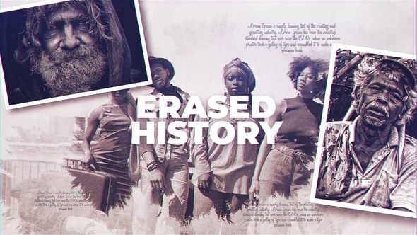 Videohive Erased History Openers template preview