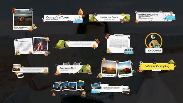Videohive Camping Lower Thirds Elements template preview