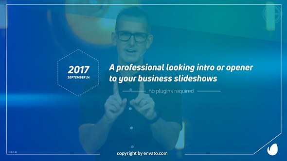 Videohive Company Event Opener Video Displays template preview