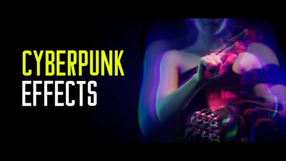 Videohive Cyberpunk Effects | After Effects Elements template preview