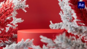 Videohive Christmas Product Podium | After Effects Template Product Promo template preview