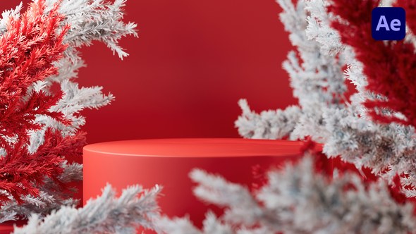 Videohive Christmas Product Podium | After Effects Template Product Promo template preview