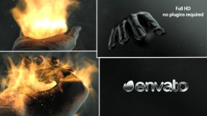 Videohive Hand Logo Reveal Logo Stings template preview