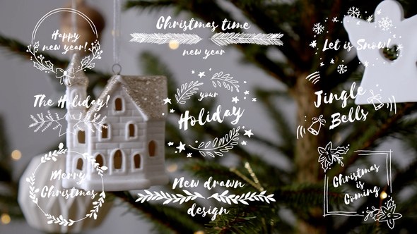 Videohive Christmas Titles Pack 48650576 Titles template preview