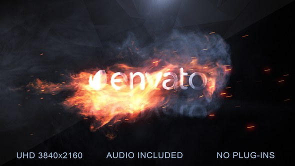 Videohive Flame Logo Reveal Logo Stings template preview