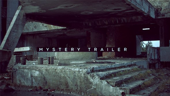Videohive Mystery Trailer Openers template preview