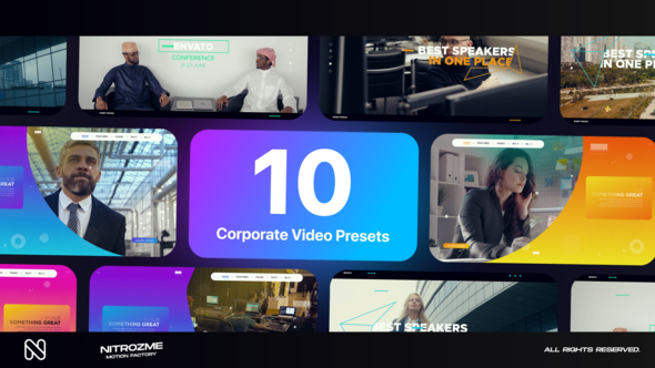 Videohive Corporate Typography Vol. 04 Titles template preview