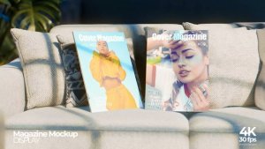 Videohive Magazine Mockup Display Product Promo template preview
