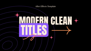 Videohive Modern Clean Titles Titles template preview