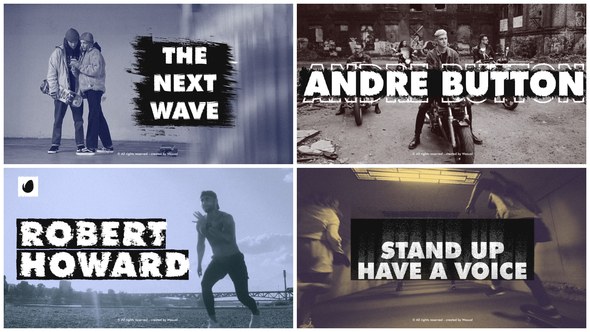 Videohive Glitch Typography 37350462 Titles template preview