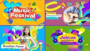 Videohive Ethnic Music Festival Event Opener Openers template preview