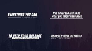 Videohive Minimal Titles 55243689 Titles template preview