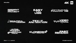 Videohive Text Animation 4.0_AE Titles template preview