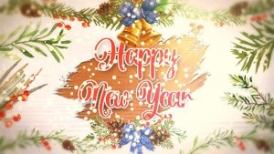 Videohive New Year Wishes Titles Titles template preview