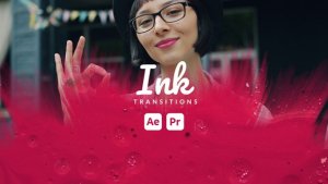 Videohive Ink Transitions 43264177 Elements template preview