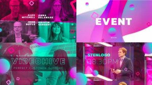 Event Video Displays template preview