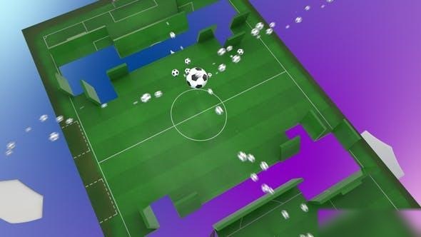 Videohive Soccer Ball Logo Reveal 42462512 Logo Stings template preview