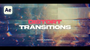 Videohive Transitions Distort Elements template preview