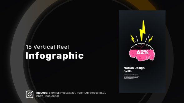 Videohive Infographics Reels Infographics template preview