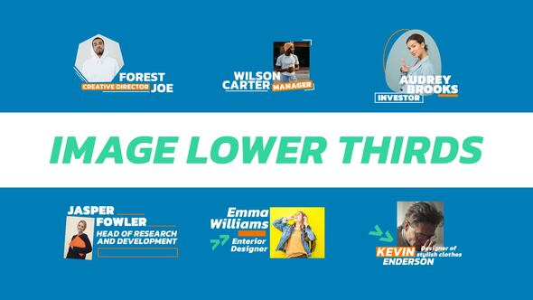 Videohive Image Lower Thirds | AE | 56863128 Elements template preview