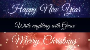 Grace - Animated Handwriting Typeface Video Displays template preview