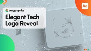 Videohive Elegant Tech Logo Reveal Logo Stings template preview