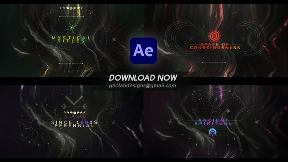 Videohive Mystical Titles l Cinematic Titles Titles template preview