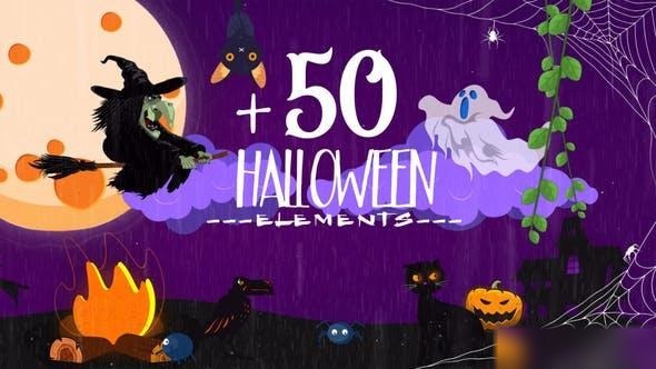 Videohive Halloween Pack 28789756 Openers template preview