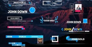 Titles Video Displays template preview