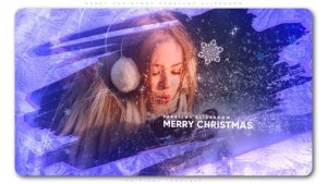 Videohive Merry Christmas Parallax Slideshow Openers template preview