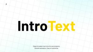 Videohive Intro Text  AE Titles template preview