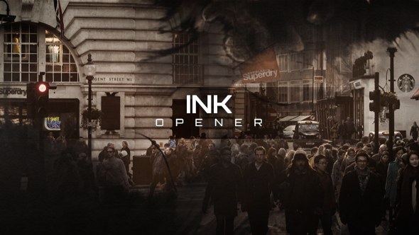 Videohive Ink Opener 21340299 Openers template preview